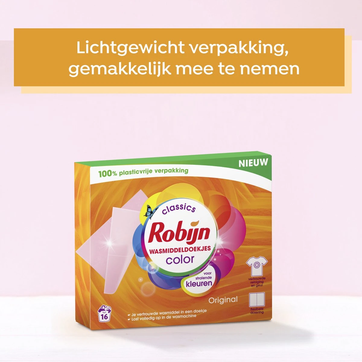 Robijn Classics Color Wasmiddeldoekjes - 4 x 16 wasstrips - Voordeelverpakking Robijn Classics Color Wasmiddeldoekjes - 4 X 16 Wasstrips - Voordeelverpakking -Winkel Voor Schoonmaakartikelen 1200x1200 168
