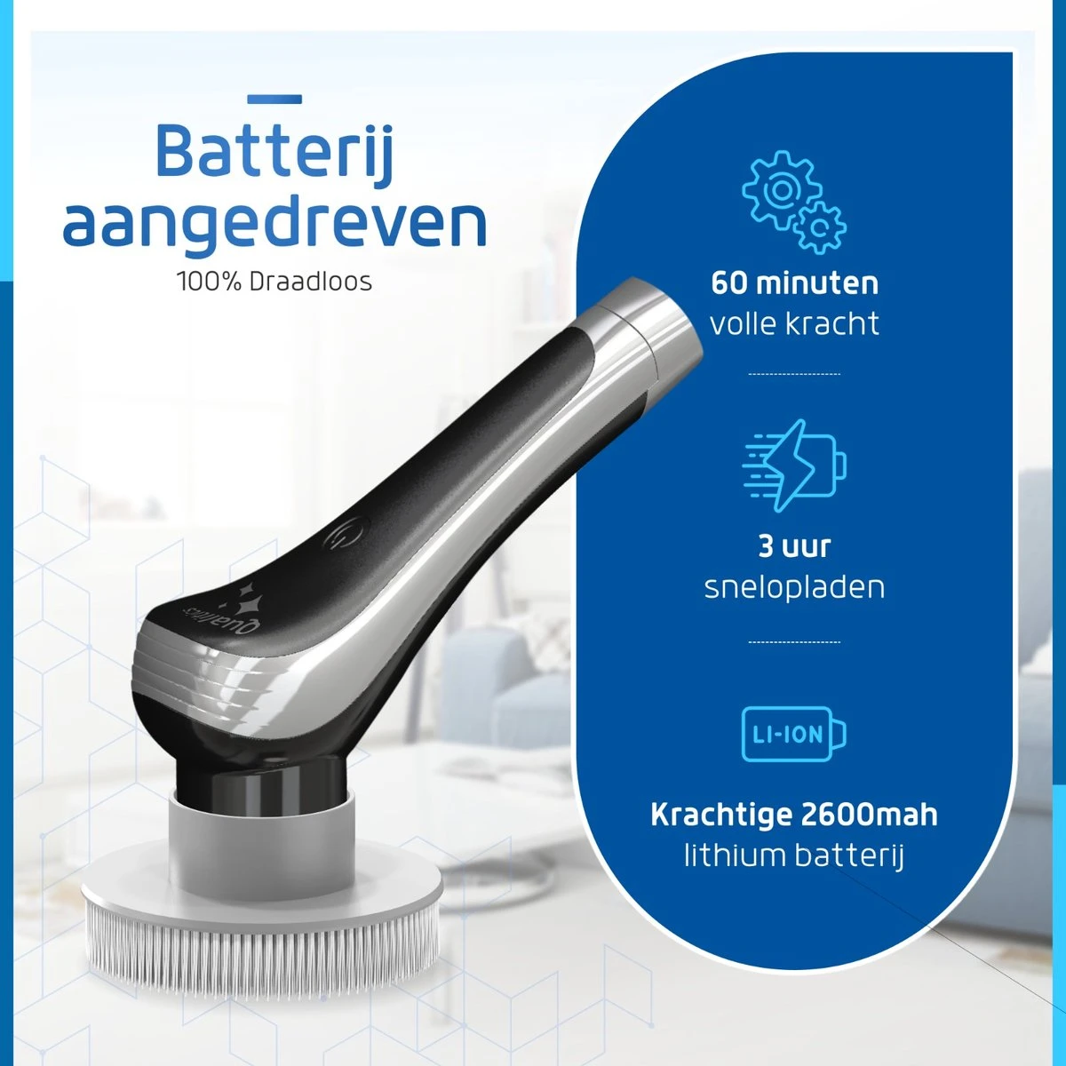 Qualitics Elektrische Schoonmaakborstel - Roterende Polijstmachine - Schrobborstel - Poetsmachine - Vloerreiniger Met 10 Opzetstukken Qualitics Elektrische Schoonmaakborstel - Roterende Polijstmachine - Schrobborstel - Poetsmachine - Vloerreiniger Met 10 Opzetstukken -Winkel Voor Schoonmaakartikelen 1200x1200 1696