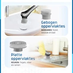 Qualitics Elektrische Schoonmaakborstel - Roterende Polijstmachine - Schrobborstel - Poetsmachine - Vloerreiniger Met 10 Opzetstukken 10 Qualitics Elektrische Schoonmaakborstel - Roterende Polijstmachine - Schrobborstel - Poetsmachine - Vloerreiniger Met 10 Opzetstukken -Winkel Voor Schoonmaakartikelen 1200x1200 1698