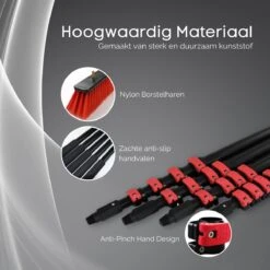 Merkloos Telescoopsteel Ramenwassen 4,6M - Met Borstel & Waterdoorvoer - Voor Ramen - Watertoevoer - Borstel -Winkel Voor Schoonmaakartikelen 1200x1200 1858