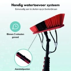 Cleanlix Telescoopsteel Met Borstel - Met Waterdoorvoer - Telescopische Wasborstel - Ramenwassen - Uitschuifbaar Tot 9 Meter -Winkel Voor Schoonmaakartikelen 1200x1200 1864