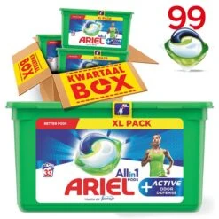 Ariel All In 1 Pods Actieve Geurbestrijding Wasmiddel - Voordeelverpakking 3 X 33 Wasbeurten - Wasmiddel Pods -Winkel Voor Schoonmaakartikelen 1200x1200 35