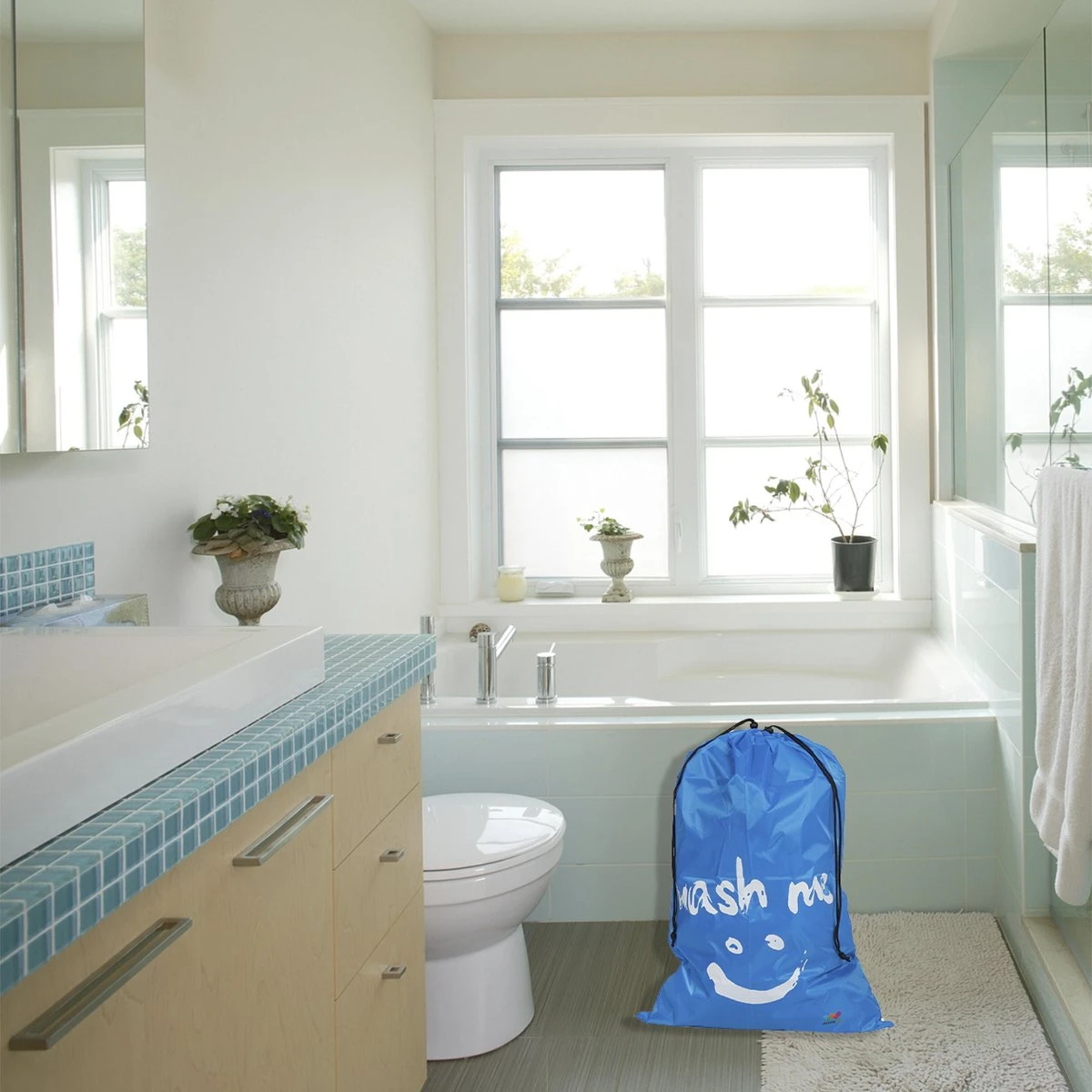 Wonair - Waszakken voor wasgoed - 60x90cm - Hemelsblauw - Met trekkoord Wonair - Waszakken Voor Wasgoed - 60x90cm - Hemelsblauw - Met Trekkoord -Winkel Voor Schoonmaakartikelen 1200x1200 463