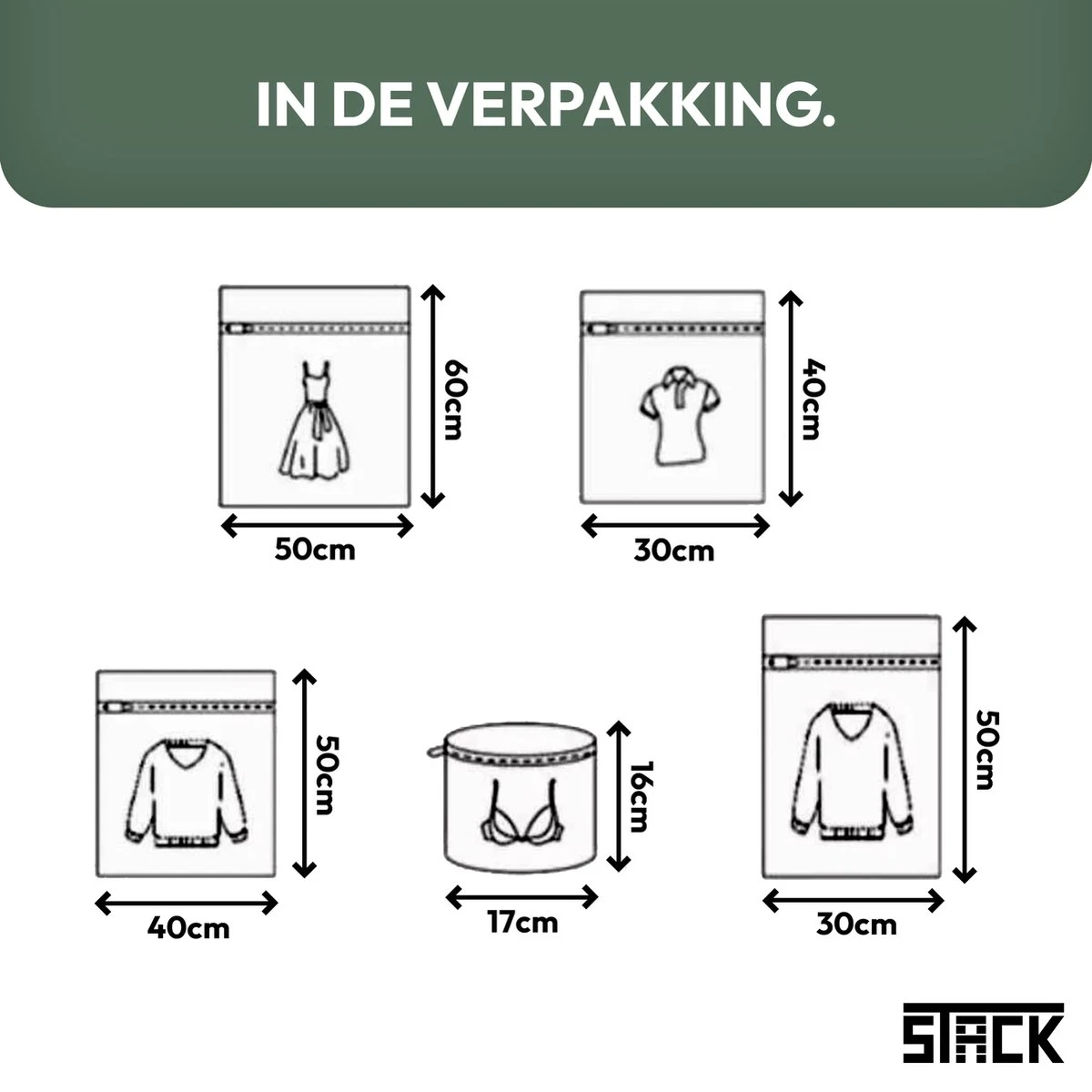 STACK Waszakken | Set van 5 Waszakjes met Rits - Waszak - Wasnet - Kledingzakjes - BH Was Zakjes - Laundry Bag Set voor Ondergoed - Kleding - Delicaat Wasgoed - Wasmachine Zakjes - Wasgoed STACK Waszakken | Set Van 5 Waszakjes Met Rits - Waszak - Wasnet - Kledingzakjes - BH Was Zakjes - Laundry Bag Set Voor Ondergoed - Kleding - Delicaat Wasgoed - Wasmachine Zakjes - Wasgoed -Winkel Voor Schoonmaakartikelen 1200x1200 525