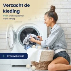 Wooly Drogerballen - 6 Wasdroger Ballen - Duurzaam - Wol - Herbruikbare Wasballen - Wasbol - Wasverzachter -Winkel Voor Schoonmaakartikelen 1200x1200 554
