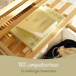 Cosmeau Wasmiddel Wasstrips 60 Wasbeurten Lentefris Wasvellen Wasdoekjes Detergent Sheets Eco Laundry Strips Wasdoekjes Biologisch - Cosmo Cosmea Kosmo -Winkel Voor Schoonmaakartikelen 1200x1200 56