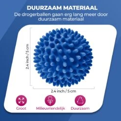 Roegaarden Drogerballen - Wasbollen - 6 Stuks - Siliconen - Sneller Droog - Anti-kreuk -Winkel Voor Schoonmaakartikelen 1200x1200 562