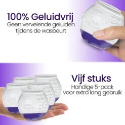 BluGo Doseerbol 5 Stuks - Wasbollen - Doseerdop - Drogerballen - Wasballen - Herbruikbaar - Maataanduiding - 150ml 8 BluGo Doseerbol 5 Stuks - Wasbollen - Doseerdop - Drogerballen - Wasballen - Herbruikbaar - Maataanduiding - 150ml -Winkel Voor Schoonmaakartikelen 1200x1200 571