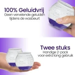 BluGo Doseerbol 2 Stuks - Wasbollen - Doseerdop - Drogerballen - Wasballen - Wasmiddel - Herbruikbaar - Maataanduiding - 150ml 7 BluGo Doseerbol 2 Stuks - Wasbollen - Doseerdop - Drogerballen - Wasballen - Wasmiddel - Herbruikbaar - Maataanduiding - 150ml -Winkel Voor Schoonmaakartikelen 1200x1200 608