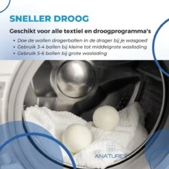 ANATURES Wollen XL Drogerballen 6 Stuks In Opbergmand – Herbruikbare Droogballen Wasdroger – Nieuw Zeelands RWS Schaapswol - Wasdrogerballen Duurzaam – Natuurlijke Wasverzachter 6 ANATURES Wollen XL Drogerballen 6 Stuks In Opbergmand – Herbruikbare Droogballen Wasdroger – Nieuw Zeelands RWS Schaapswol - Wasdrogerballen Duurzaam – Natuurlijke Wasverzachter -Winkel Voor Schoonmaakartikelen 1200x1200 613