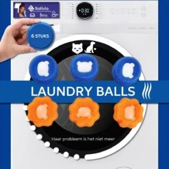 Salivio Laundryballs - 8x Wasbol Set - Huisdieren Haar Verwijderen - Wasbollen - Drogerballen - Energiebesparend - Wasverzachter - Milieuvriendelijk Wassen 5 Salivio Laundryballs - 8x Wasbol Set - Huisdieren Haar Verwijderen - Wasbollen - Drogerballen - Energiebesparend - Wasverzachter - Milieuvriendelijk Wassen -Winkel Voor Schoonmaakartikelen 1200x1200 621