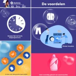 Salivio Laundryballs - 8x Wasbol Set - Huisdieren Haar Verwijderen - Wasbollen - Drogerballen - Energiebesparend - Wasverzachter - Milieuvriendelijk Wassen 6 Salivio Laundryballs - 8x Wasbol Set - Huisdieren Haar Verwijderen - Wasbollen - Drogerballen - Energiebesparend - Wasverzachter - Milieuvriendelijk Wassen -Winkel Voor Schoonmaakartikelen 1200x1200 622