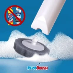 RevoBrush 28x Crystal Clean Foaming Pads Navulling - WC Borstel Met Houder Vrijstaand -Winkel Voor Schoonmaakartikelen 1200x1200 798