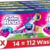 Color Reus Power Caps Wascapsules - Wasmiddel Capsules - Voordeelverpakking - 8 X 14 Wasbeurten -Winkel Voor Schoonmaakartikelen 1200x519 1