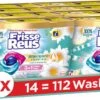 Frisse Reus Power Caps Lotus Amandel Wascapsules - Wasmiddel Capsules - Voordeelverpakking - 8 X 14 Wasbeurten -Winkel Voor Schoonmaakartikelen 1200x519