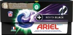 Ariel Wasmiddel Pods + Revitablack - Voor De Zwarte Was - 4 X 28 Wasbeurten - Voordeelverpakking -Winkel Voor Schoonmaakartikelen 1200x571 1