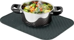 Alpina Afdruipmat - Droogmat - Siliconen - 26,5x34,5 Cm - Grijs -Winkel Voor Schoonmaakartikelen 1200x642 2