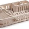 Beige Afdruiprek Met Lekbak 45 X 30 Cm - Keukenbenodigdheden - Afwassen/afdrogen - Afwasrekken - Afdruiprekken Met Lekbak -Winkel Voor Schoonmaakartikelen 1200x653