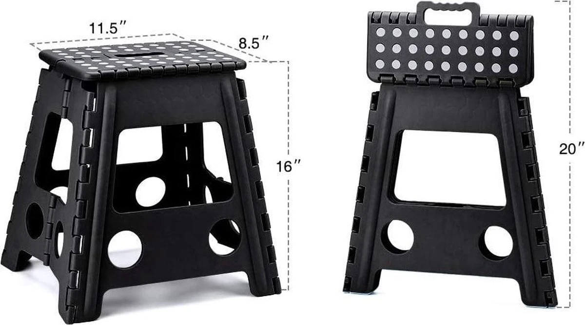 Buxibo - Kruk - Krukje - Keukentrap - Keukentrapje - Opvouwbaar Trapje - Keuken/Badkamer/Schuur Trapje - 29 x 24 x 40cm Buxibo - Kruk - Krukje - Keukentrap - Keukentrapje - Opvouwbaar Trapje - Keuken/Badkamer/Schuur Trapje - 29 X 24 X 40cm -Winkel Voor Schoonmaakartikelen 1200x667 2