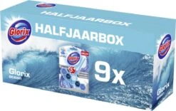 Glorix Power 5 Toiletblokken - Ocean - 9 Stuks - Halfjaarbox - Voordeelverpakking -Winkel Voor Schoonmaakartikelen 1200x760 3