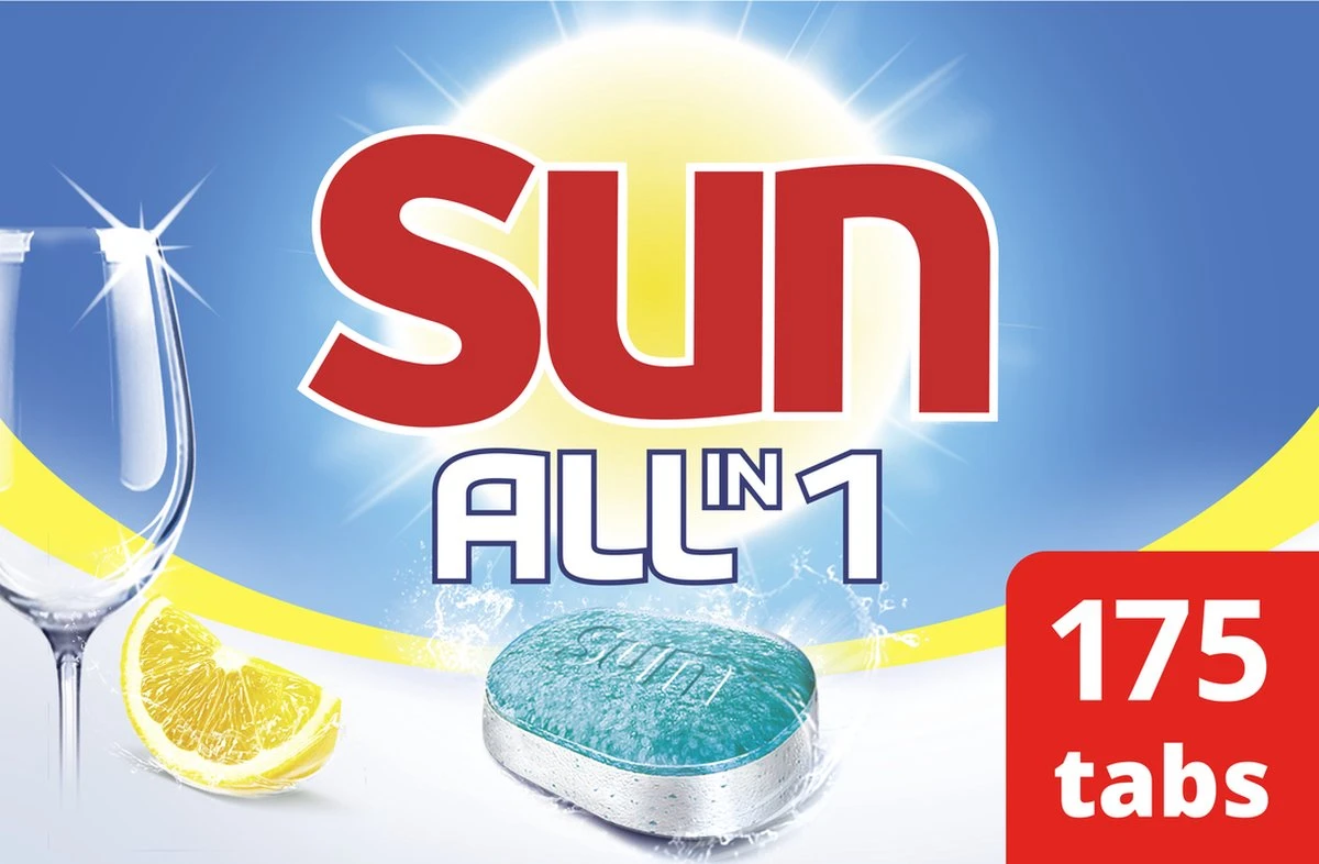 Sun All-In-1 Citroen Vaatwastabletten - 7 x 24 tabletten - Voordeelverpakking SUN® Sun All-In-1 Citroen Vaatwastabletten - 7 X 24 Tabletten - Voordeelverpakking -Winkel Voor Schoonmaakartikelen 1200x786 3