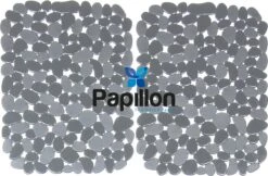 Merkloos Gootsteenmat - 40x30 Cm - Papillon Kiezels Grijs -Winkel Voor Schoonmaakartikelen 1200x787 2