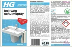 HG Kalkweg Schuimspray - 500ml - 100% Glans - Verwijdert En Voorkomt Kalk - Biologisch Afbreekbaar -Winkel Voor Schoonmaakartikelen 1200x791