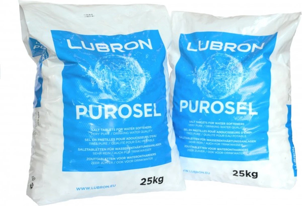 Lubron regeneratiezout zak 25 kg Lubron Regeneratiezout Zak 25 Kg -Winkel Voor Schoonmaakartikelen