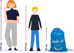 Wonair - Grote Waszak - 60x90cm - Hemelsblauw - Met Trekkoord En Draagband -Winkel Voor Schoonmaakartikelen 1200x860 1