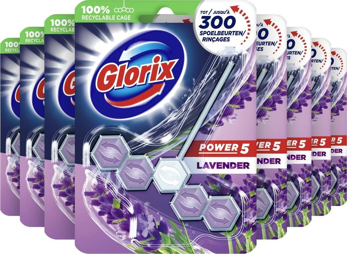 Glorix Power 5 Toiletblokken - Lavendel - 9 stuks - Voordeelverpakking Glorix Power 5 Toiletblokken - Lavendel - 9 Stuks - Voordeelverpakking -Winkel Voor Schoonmaakartikelen 1200x878 2