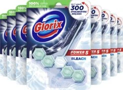 Glorix Power 5 Bleek Toiletblokken - 9 Stuks - Voordeelverpakking -Winkel Voor Schoonmaakartikelen 1200x878 3
