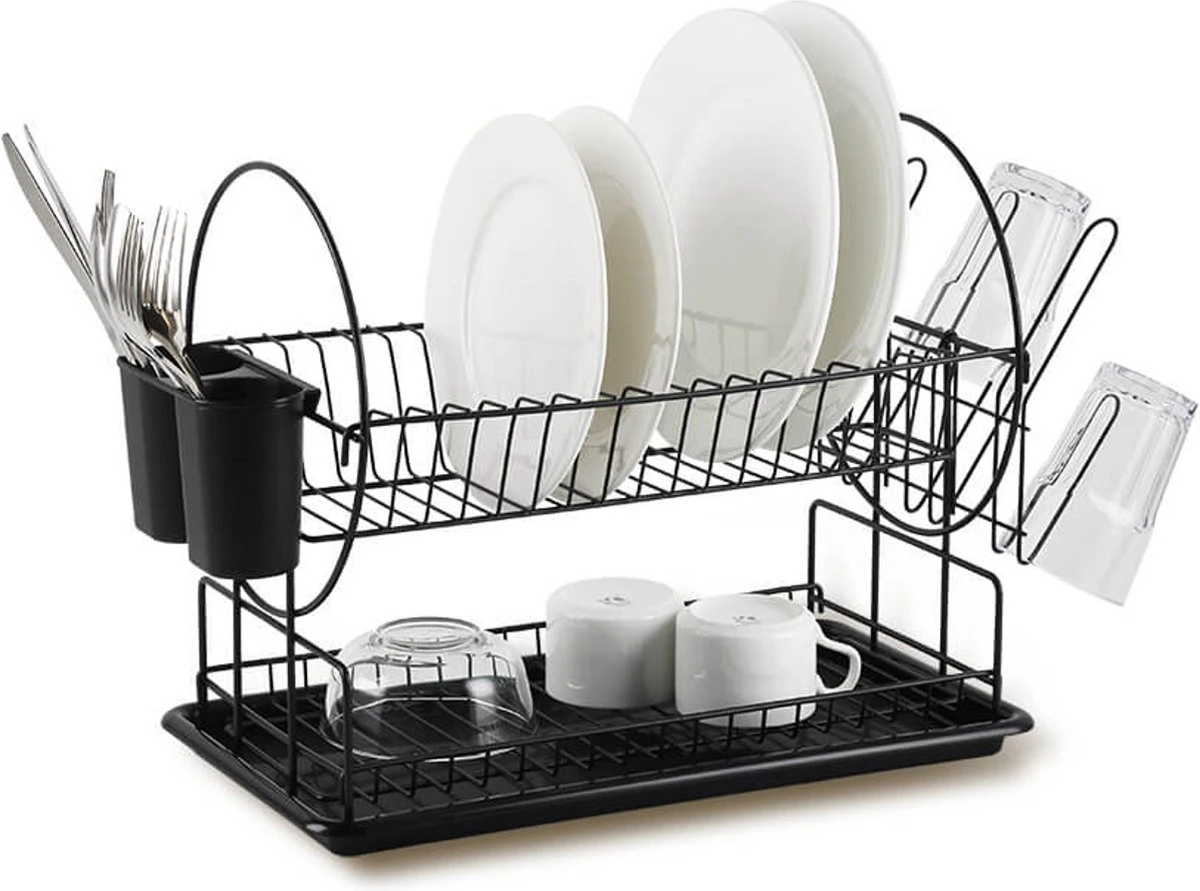 Maestro - Afdruiprek 2 bestekrekken Wateropvangbak - 50cm Maestro - Afdruiprek 2 Bestekrekken Wateropvangbak - 50cm -Winkel Voor Schoonmaakartikelen 1200x891 2