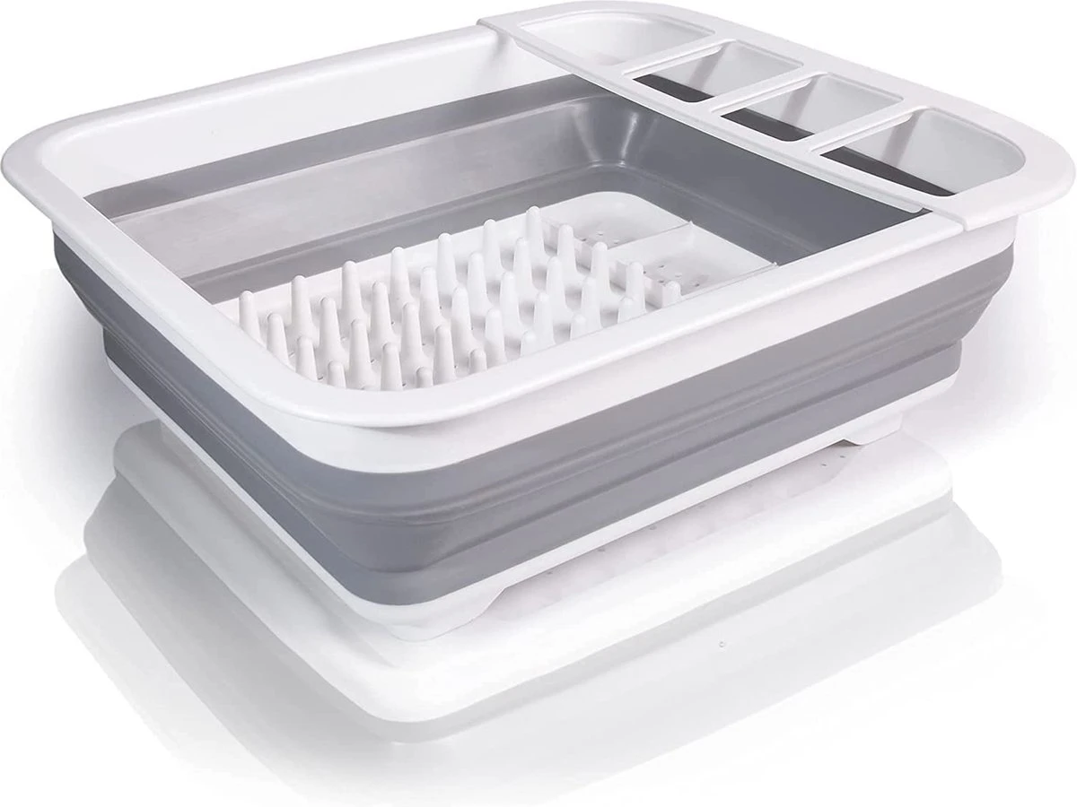 Amazy afdruiprek opvouwbaar & bpa-vrij - afdruiprek voor het drogen van bestek, borden, glazen & flessen - afdruipmat in grijs-wit van kunststof & silicone voor gootsteen, spoelbakken, keuken Amazy Afdruiprek Opvouwbaar & Bpa-vrij - Afdruiprek Voor Het Drogen Van Bestek, Borden, Glazen & Flessen - Afdruipmat In Grijs-wit Van Kunststof & Silicone Voor Gootsteen, Spoelbakken, Keuken -Winkel Voor Schoonmaakartikelen 1200x900 18