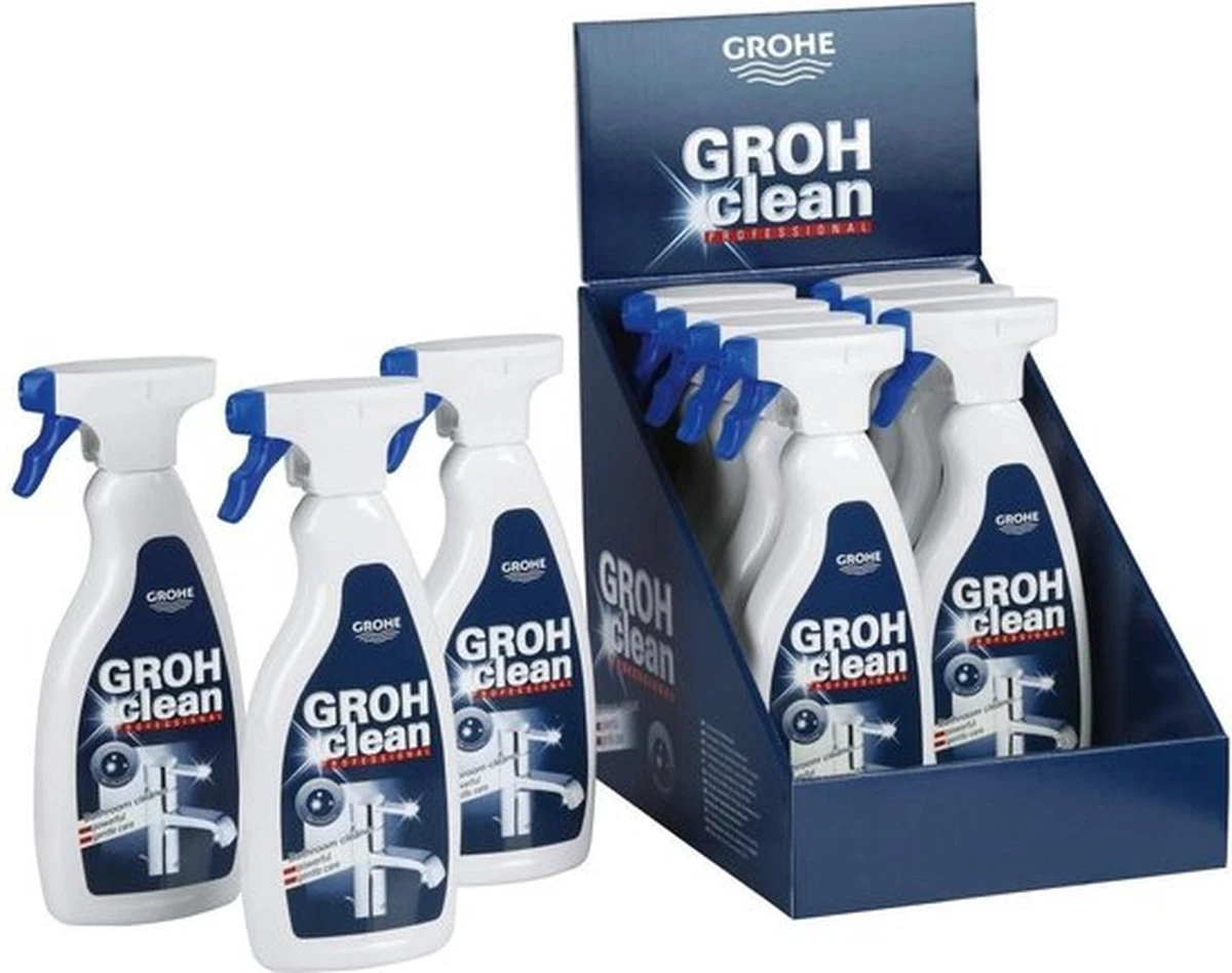 GROHE Grohclean Sproeiflacon Reiniger - 500 ml - Schoonmaakmiddel - 48166000 GROHE Grohclean Sproeiflacon Reiniger - 500 Ml - Schoonmaakmiddel - 48166000 -Winkel Voor Schoonmaakartikelen 1200x947 2