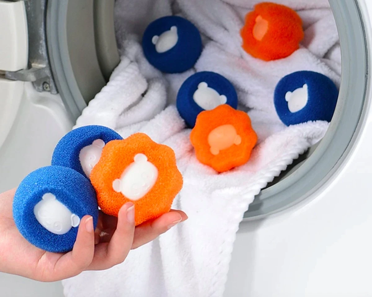 Wasbol - Kat - Haarverwijderaar voor huisdieren - Haarverwijderaar - Wasbollen voor wasmachine - Wasbollen - 6 stuks - Drogerballen. Merkloos Wasbol - Kat - Haarverwijderaar Voor Huisdieren - Haarverwijderaar - Wasbollen Voor Wasmachine - Wasbollen - 6 Stuks - Drogerballen. -Winkel Voor Schoonmaakartikelen