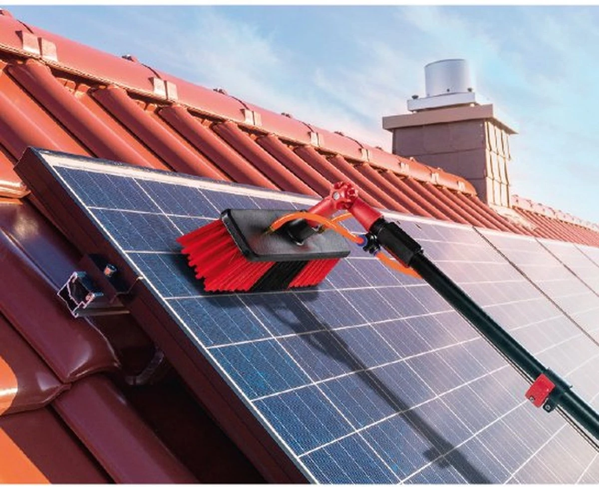 Chimb Telescopische wasborstel - Uitschuifbare waterborstel - Ramenwassen - 4,6 meter - met zeepdispenser Chimb Telescopische Wasborstel - Uitschuifbare Waterborstel - Ramenwassen - 4,6 Meter - Met Zeepdispenser -Winkel Voor Schoonmaakartikelen