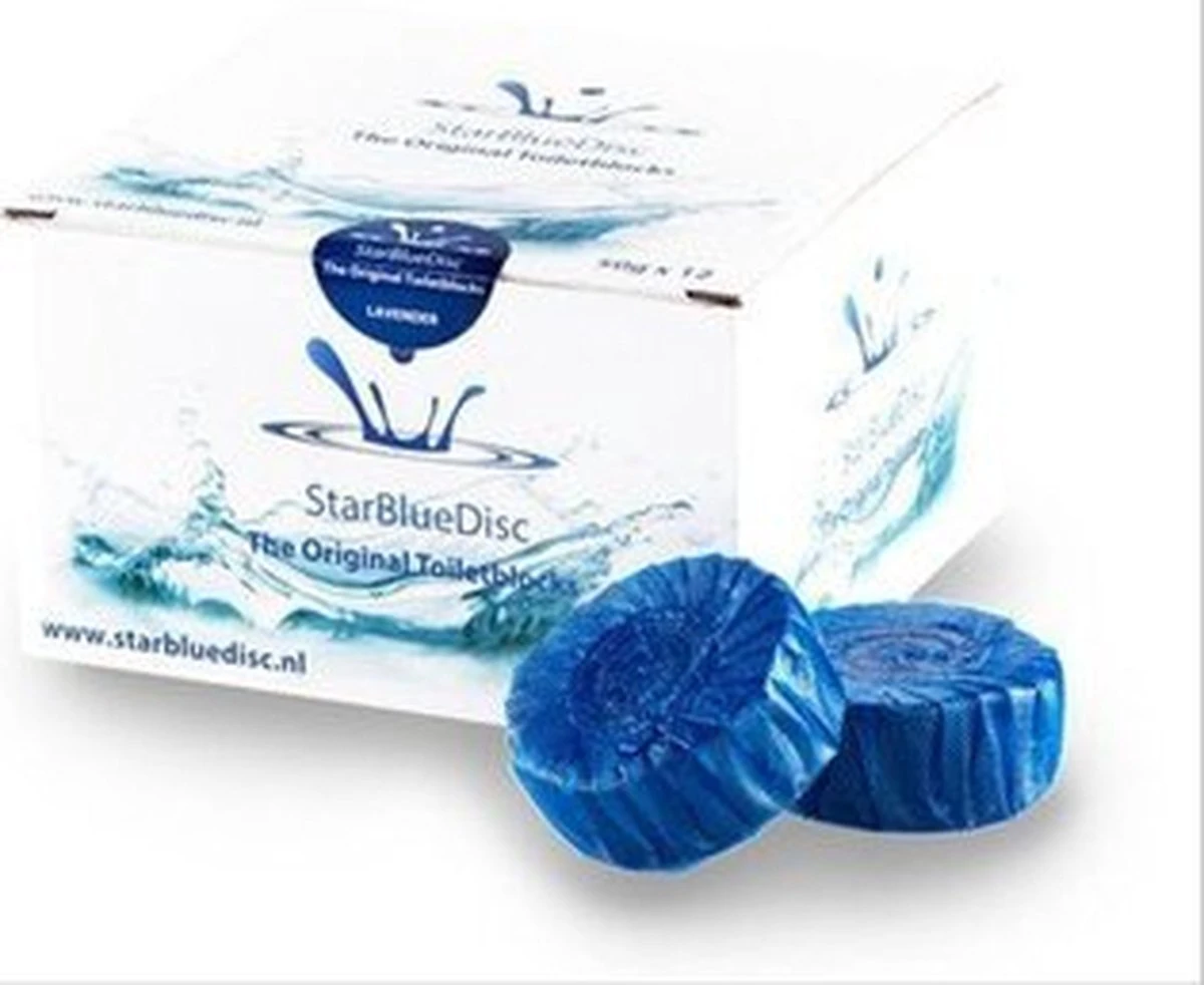 StarBlueDisc 12 stuks toiletblokjes halfjaar verpakking Blauw StarBlueDisc 12 Stuks Toiletblokjes Halfjaar Verpakking Blauw -Winkel Voor Schoonmaakartikelen