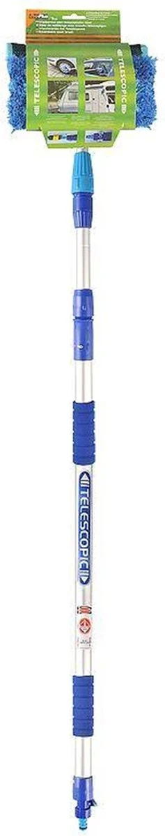 Pro Plus Wasborstel - Heavy Duty - Telescopische Steel - Uitschuifbaar tot 3 meter PROPLUS Pro Plus Wasborstel - Heavy Duty - Telescopische Steel - Uitschuifbaar Tot 3 Meter -Winkel Voor Schoonmaakartikelen