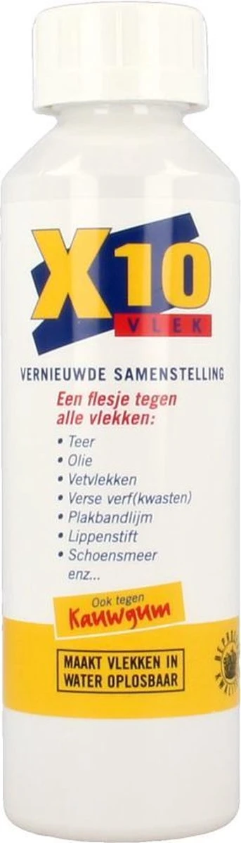 X10 Vlekken - 250 ml - Vlekverwijderaar X10 Vlekken - 250 Ml - Vlekverwijderaar -Winkel Voor Schoonmaakartikelen 343x1200 1
