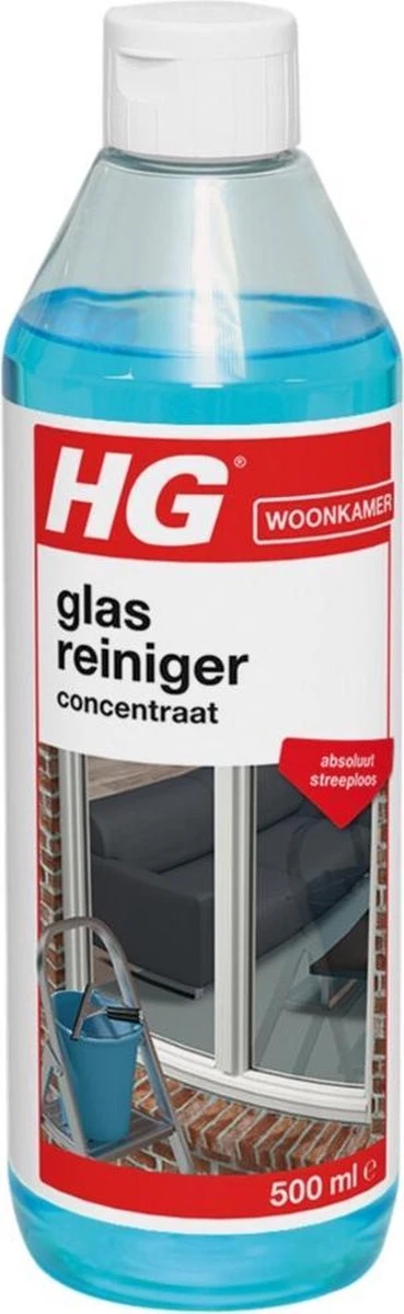 HG glasreiniger concentraat - 500ml - reinigt streeploos - de keuze van professionele glazenwassers HG Glasreiniger Concentraat - 500ml - Reinigt Streeploos - De Keuze Van Professionele Glazenwassers -Winkel Voor Schoonmaakartikelen