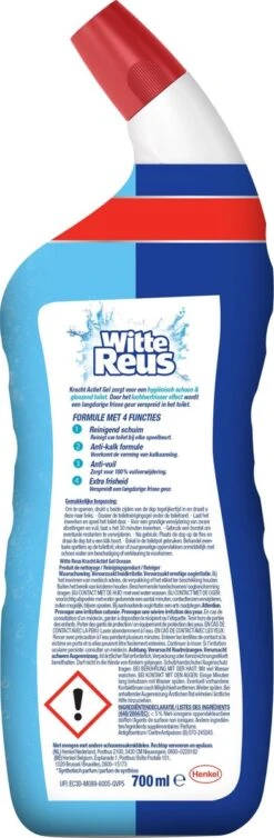 Witte Reus Toiletreiniger - Kracht Actief Gel Oceaan - Voordeelverpakking 10 X 700ml -Winkel Voor Schoonmaakartikelen 393x1200 3