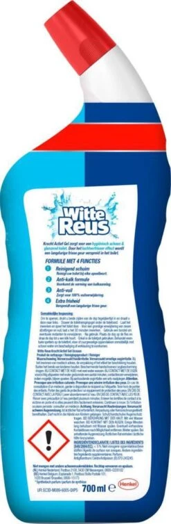 Witte Reus Toiletreiniger - Kracht Actief Gel Oceaan - Voordeelverpakking 10 X 700ml -Winkel Voor Schoonmaakartikelen 393x1200 4