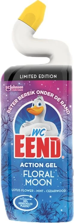 WC Eend Toiletreiniger Action Gel Floral Moon - 6x 750 Ml - Voordeelverpakking -Winkel Voor Schoonmaakartikelen 399x1200 1