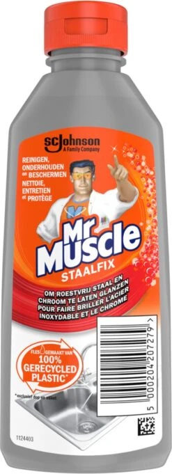Winkel Voor Schoonmaakartikelen 1 4x Mr. Muscle Staalfix 200 ML