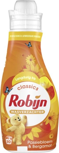 Robijn Classics Passiebloem & Bergamot Wasverzachter - 4 X 30 Wasbeurten - Voordeelverpakking -Winkel Voor Schoonmaakartikelen 464x1200 10
