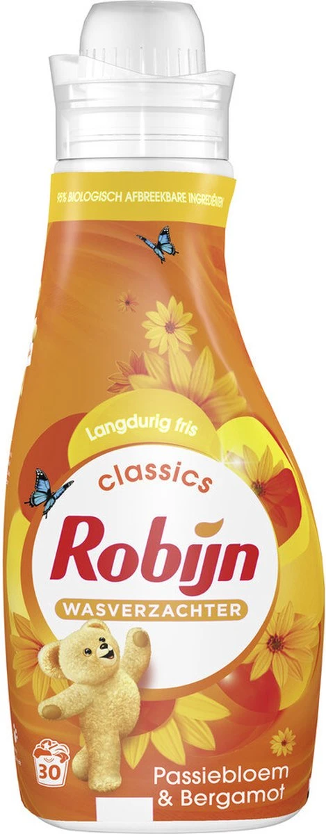 Robijn Classics Passiebloem & Bergamot Wasverzachter - 8 x 30 wasbeurten - Voordeelverpakking Robijn Classics Passiebloem & Bergamot Wasverzachter - 8 X 30 Wasbeurten - Voordeelverpakking -Winkel Voor Schoonmaakartikelen 469x1200 1