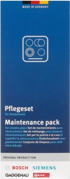 Bosch / Siemens Kookplaat Onderhoudsset - Onderhoudsset Voor Keramische Oppervlakken -Winkel Voor Schoonmaakartikelen 473x1200