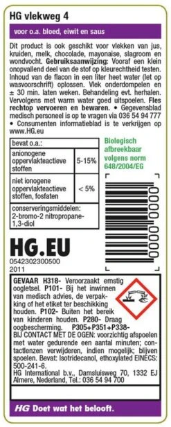 HG Vlekweg 4 - 50ml - Voor Onder Andere Saus En Kruiden -Winkel Voor Schoonmaakartikelen 481x1200 1