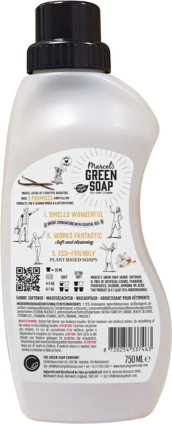Marcel's Green Soap Wasverzachter Vanille & Katoen - 6 X 750 Ml 3 Marcel's Green Soap Wasverzachter Vanille & Katoen - 6 X 750 Ml -Winkel Voor Schoonmaakartikelen 487x1200