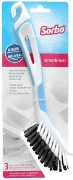 Set Van 2 Sorbo Smartbrush Afwasborstels Blauw/wit - Afwassen Afwasborstel - Huishoudelijke Keukenaccessoires -Winkel Voor Schoonmaakartikelen 490x1200